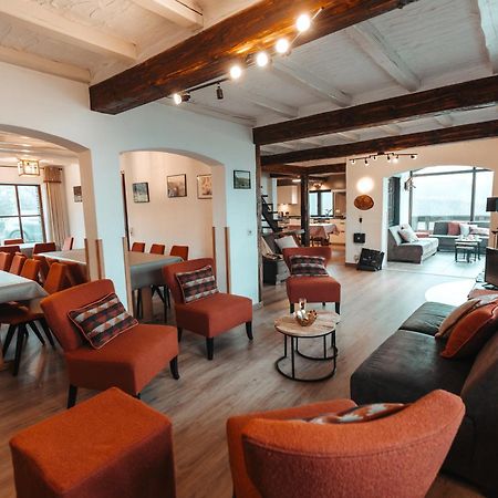 Le Grand Cerf 25 Pers, Malmedy- Chalet Rustique, Jardin 外观 照片