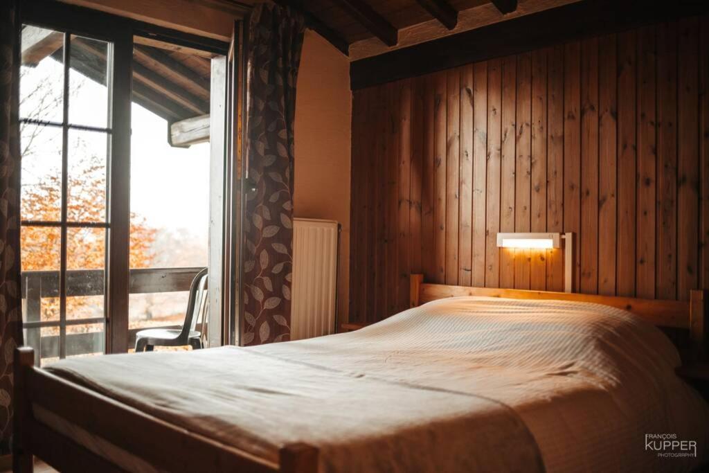 Le Grand Cerf 25 Pers, Malmedy- Chalet Rustique, Jardin 外观 照片
