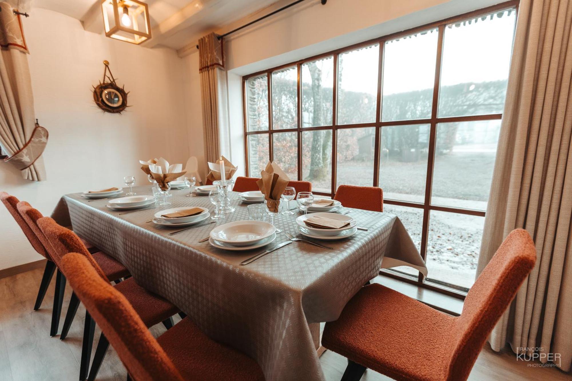 Le Grand Cerf 25 Pers, Malmedy- Chalet Rustique, Jardin 外观 照片