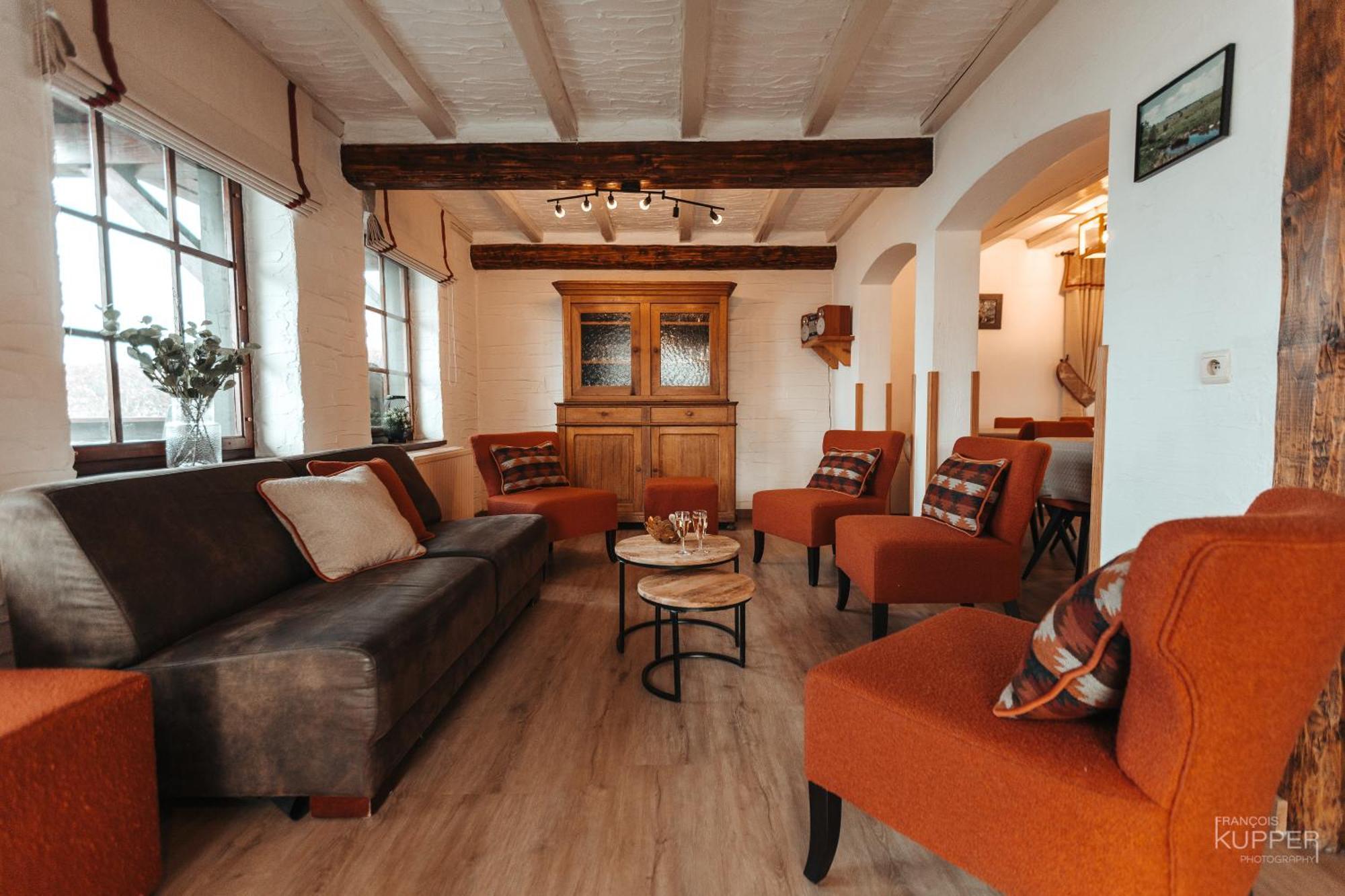 Le Grand Cerf 25 Pers, Malmedy- Chalet Rustique, Jardin 外观 照片